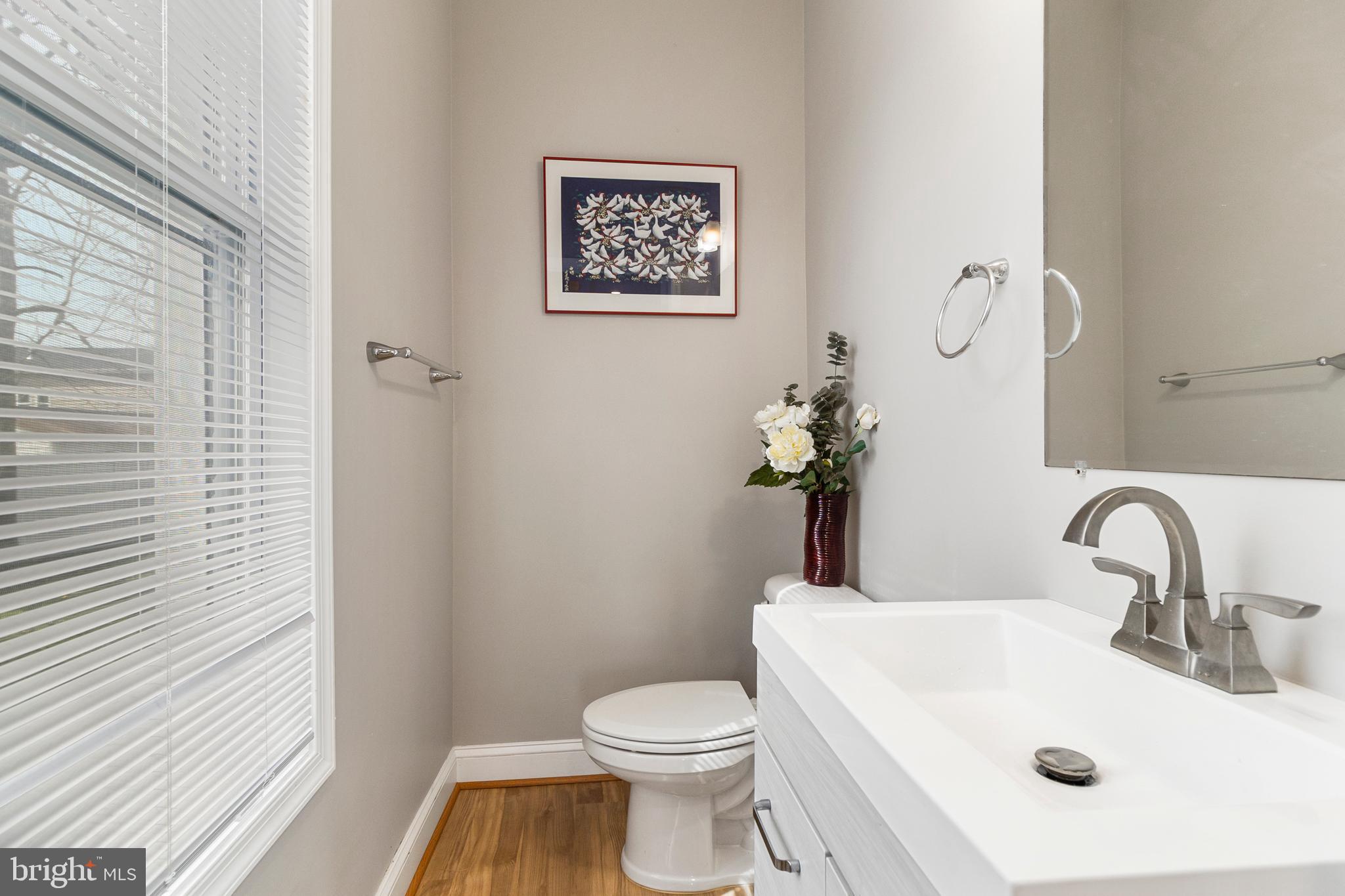 910 Savannah Street Southeast Washington, DC 20032 - Photo 7 of 26 a bathroom with a sink mirror and toilet