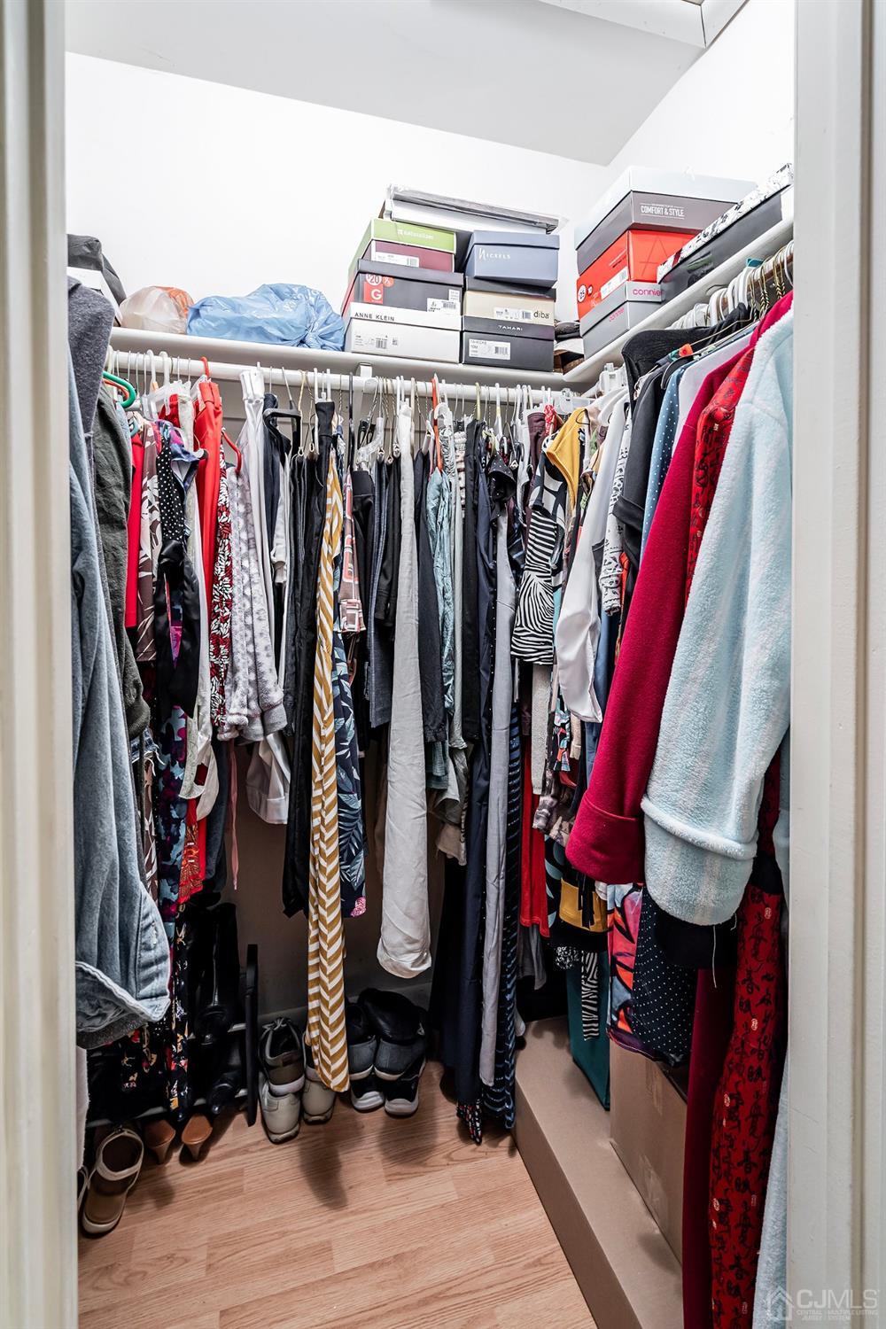 606 Robin Road Hillsborough, NJ 08844 - Photo 14 of 20 a view of walk in closet with clothes