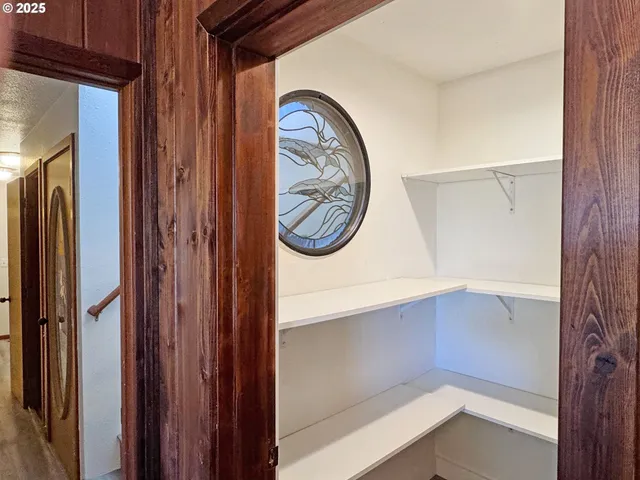 a view of city from a balcony