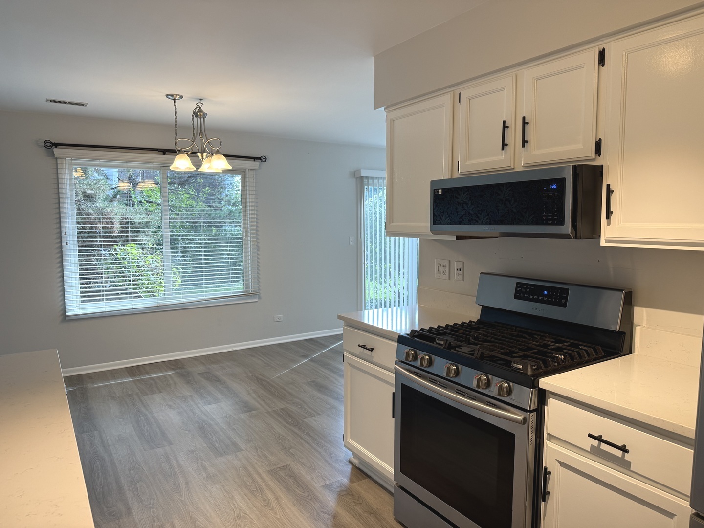 5513 Barclay Court Clarendon Hills, IL 60514 - Photo 5 of 20 a kitchen with cabinets appliances and a window