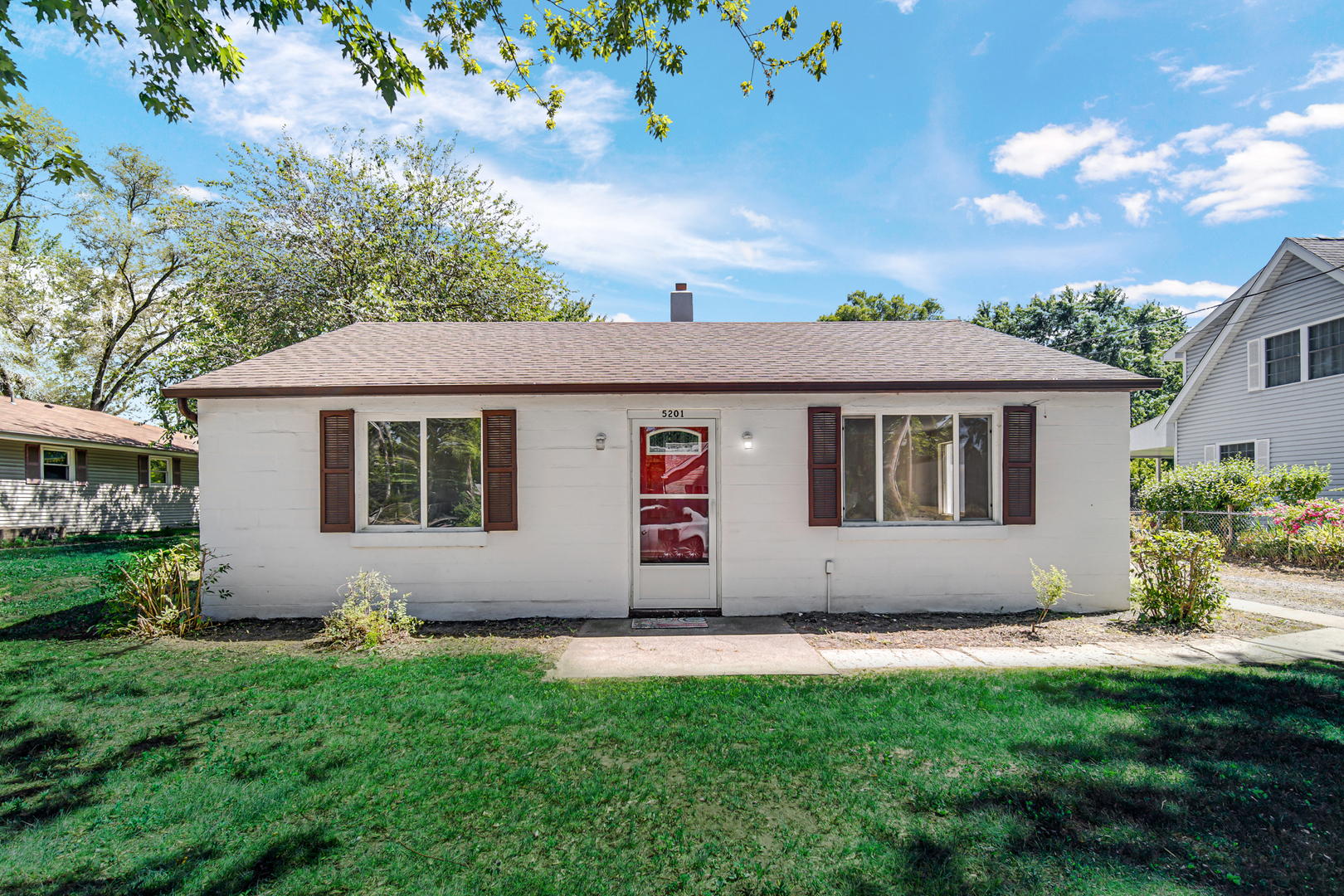 5201 Bell Avenue Portage, IN 46368 - Photo 1 of 16 a front view of house with yard