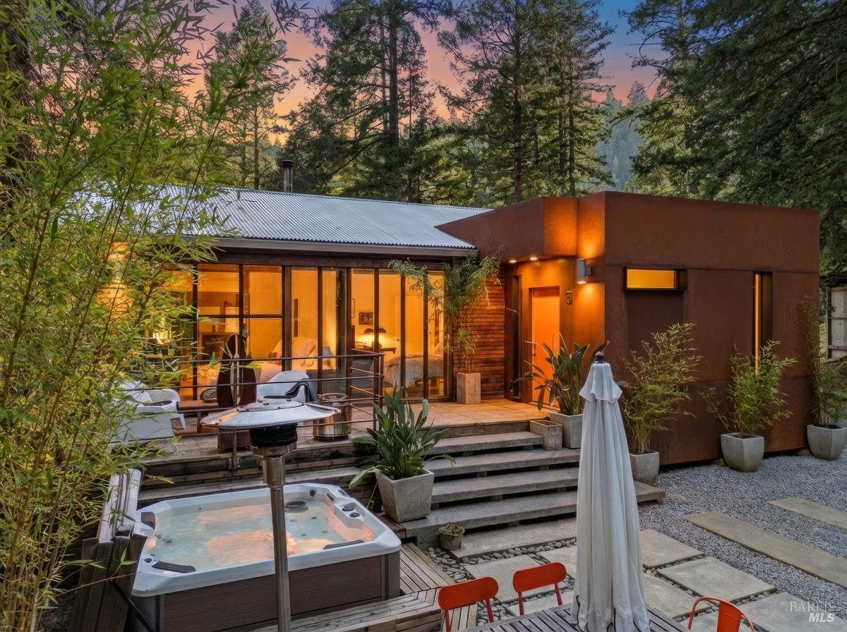 16798 Armstrong Woods Road Guerneville, CA 95446 - Photo 3 of 71 a view of outdoor space yard deck and patio