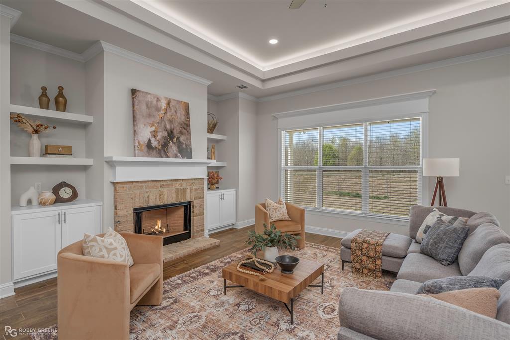316 Peason Ridge Bossier City, LA 71112 - Photo 17 of 36 a living room with furniture and a fireplace