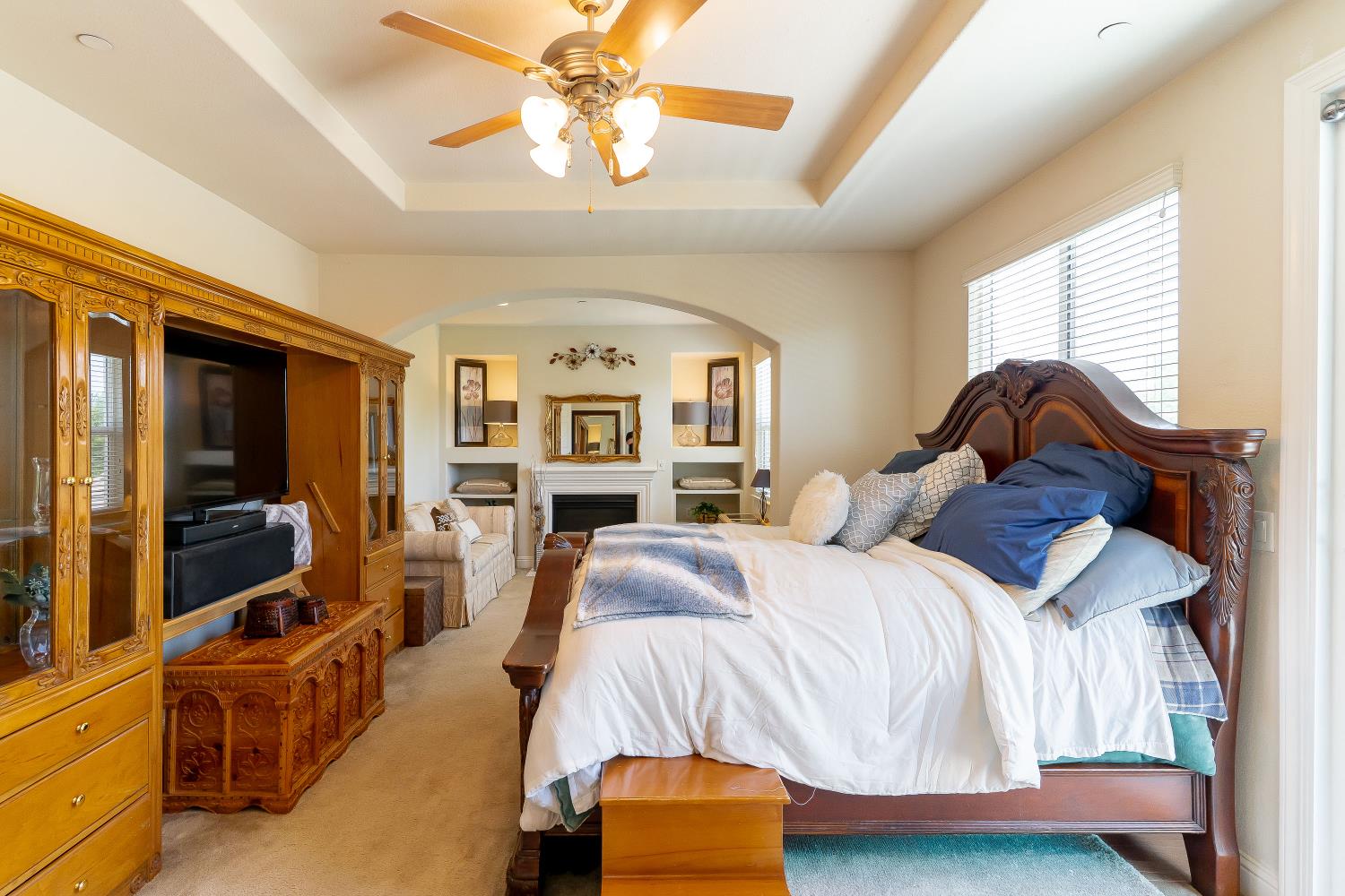 34676 Canvas Back Street Woodland, CA 95695 - Photo 9 of 28 a bedroom with a bed and ceiling fan