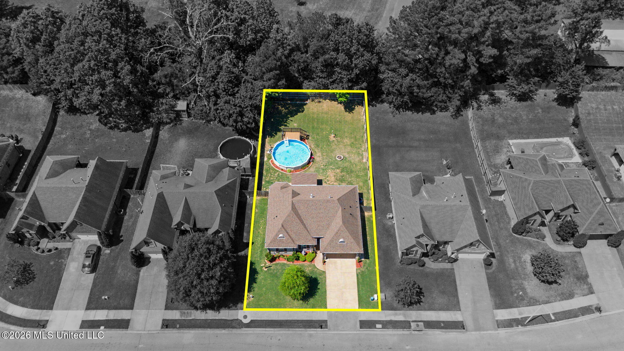 4253 Ridgemont Road Olive Branch, MS 38654 - Photo 44 of 46 Lot Lines - Approx