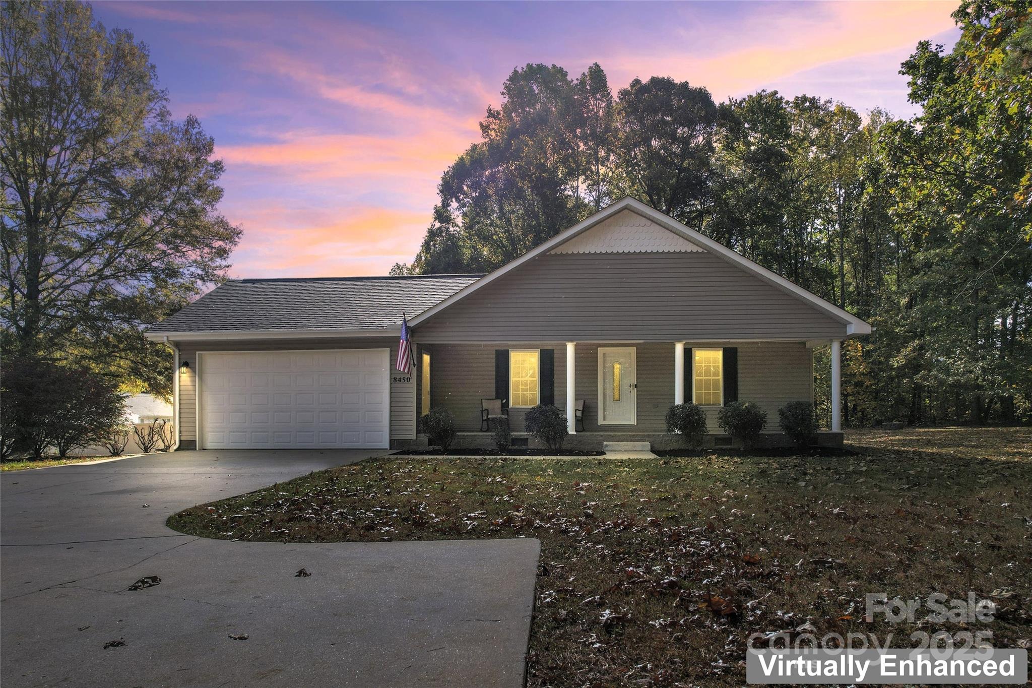 8450 Red Road Rockwell, NC 28138 - Photo 2 of 48 a front view of house with yard and trees