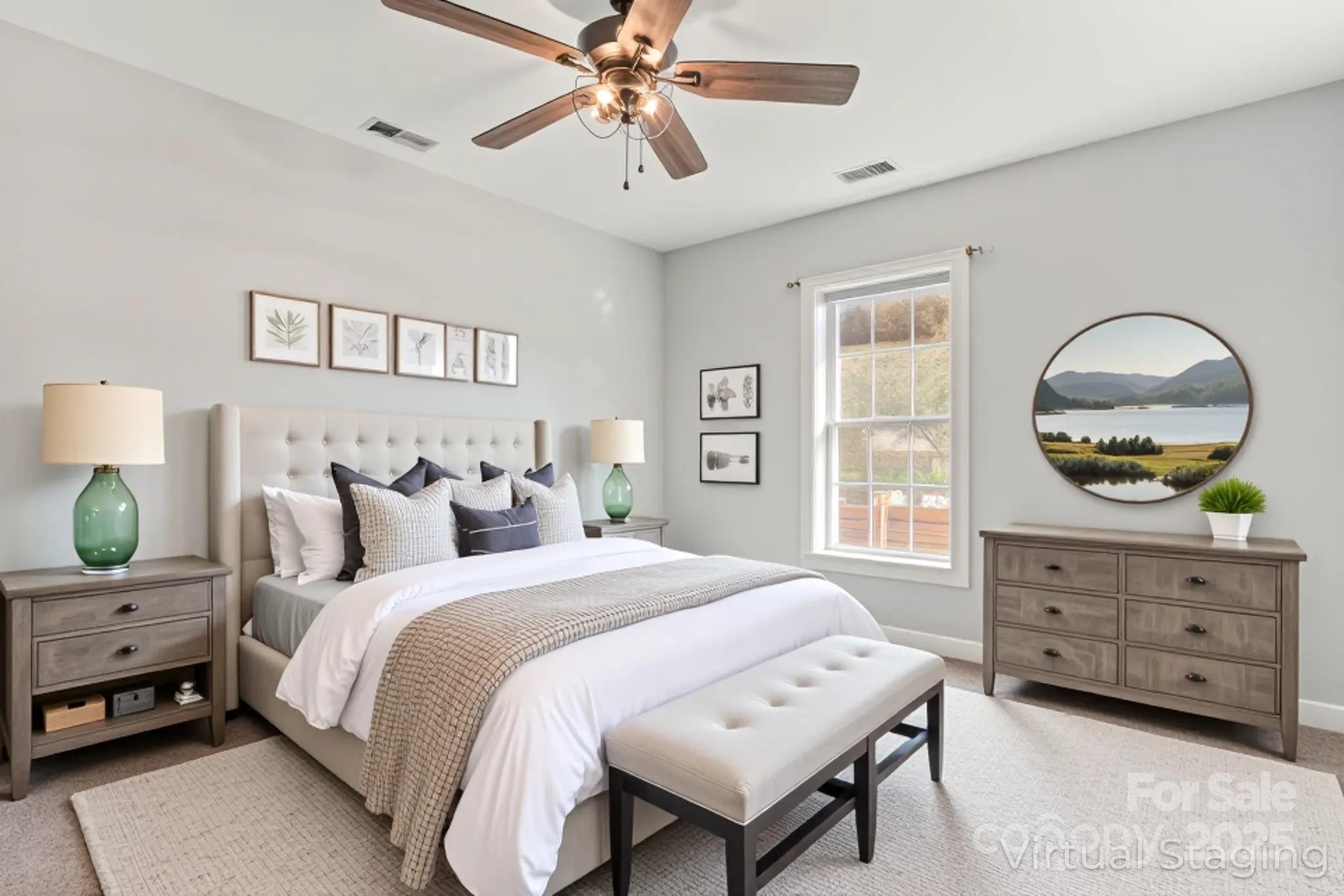 8450 Red Road Rockwell, NC 28138 - Photo 25 of 48 a bedroom with a bed and a dresser