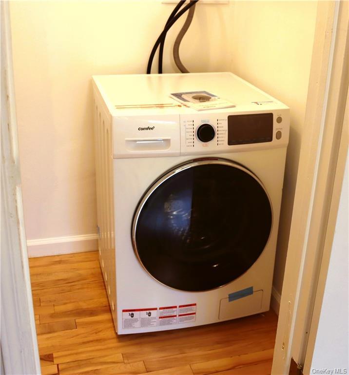 5 Ridge Road, Unit 2 Dobbs Ferry, NY 10522 - Photo 10 of 18 a utility room with dryer and washer