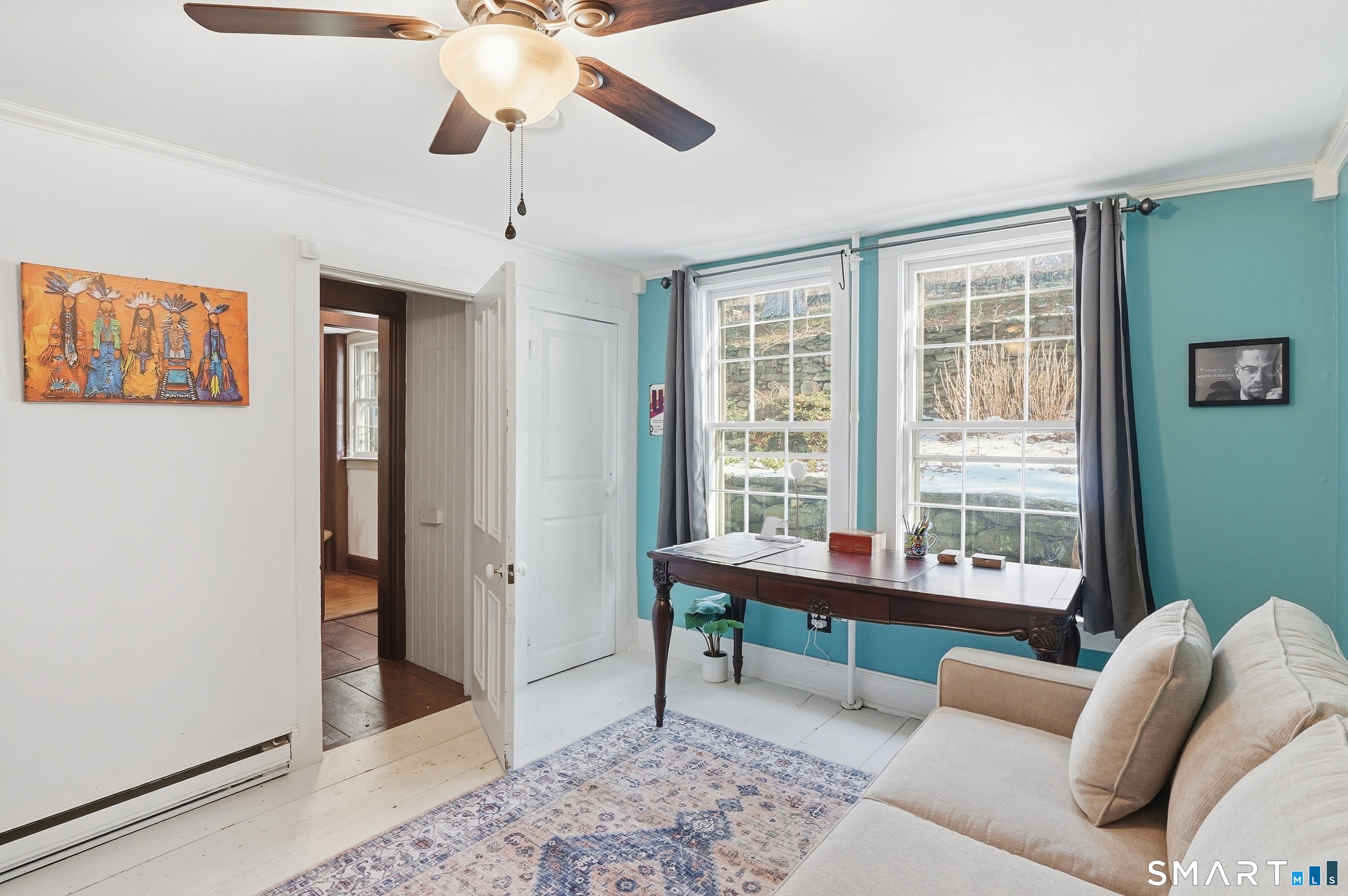417 Washington Street Norwich, CT 06360 - Photo 12 of 40 a reading room with furniture and a window