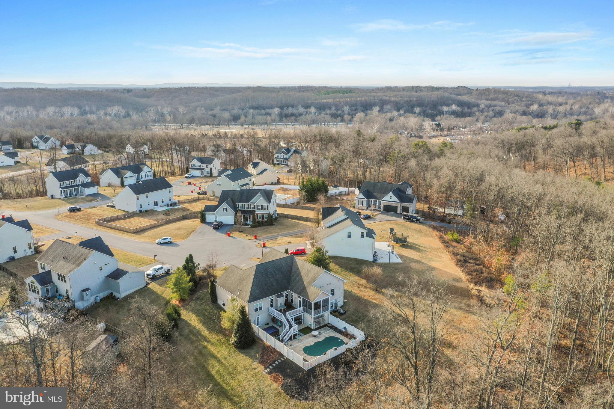 101 Trout River Terrace Falling Waters, WV 25419 - Photo 56 of 57 an aerial view of a house with a outdoor space
