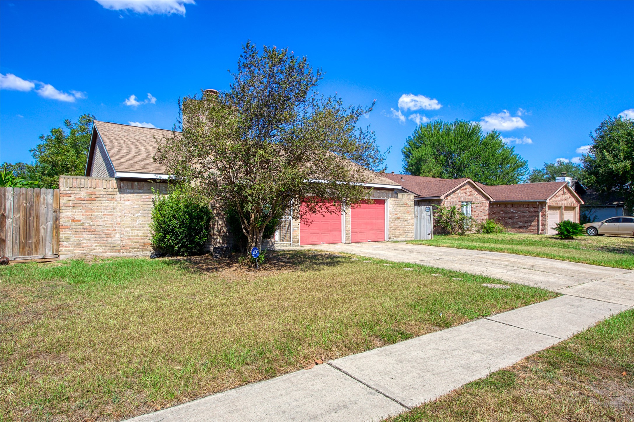 6630 Brownie Campbell Road Houston, TX 77086 - Photo 27 of 28 a view of backyard of house with green space