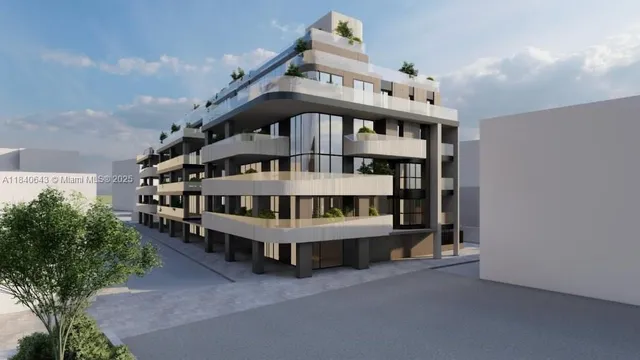 front view of a house with a balcony