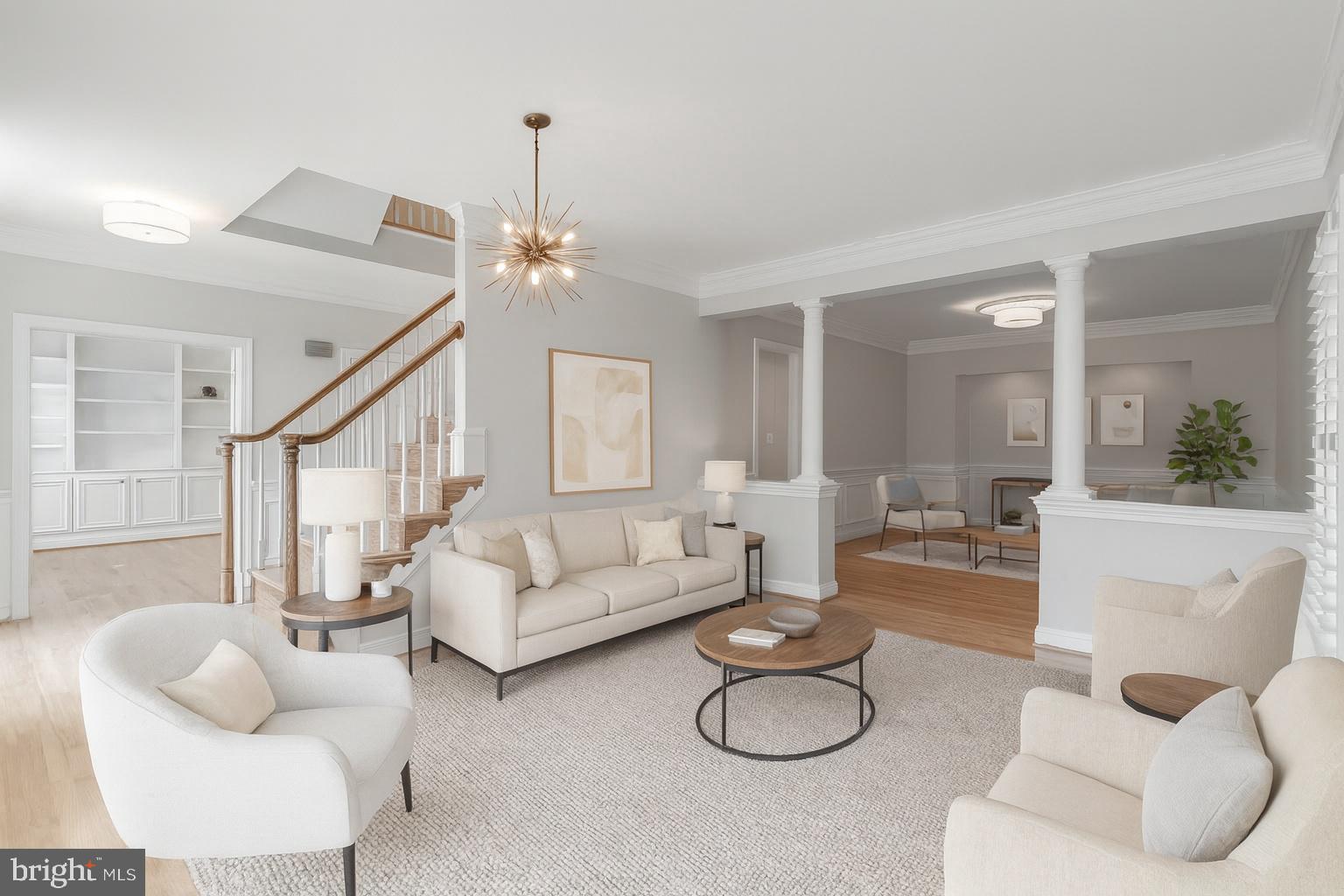 611 Catesby Court Southwest Leesburg, VA 20175 - Photo 12 of 96 a living room with furniture and a large window