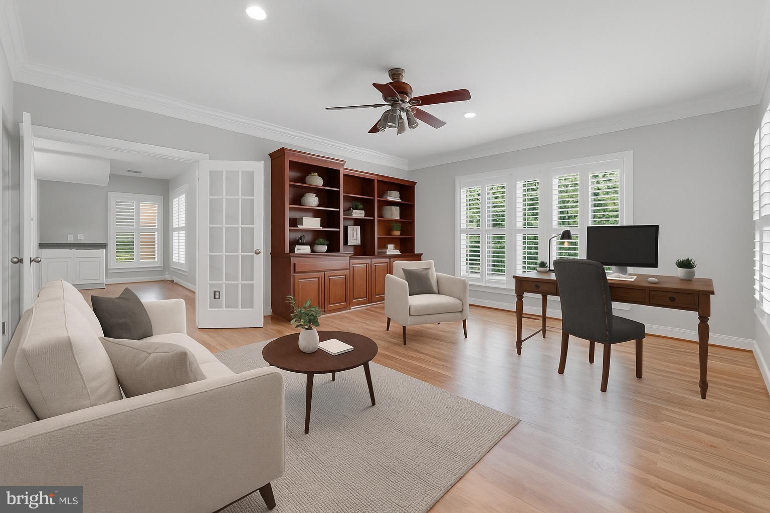 611 Catesby Court Southwest Leesburg, VA 20175 - Photo 17 of 96 Staged 1st Level Primary bedroom sitting room