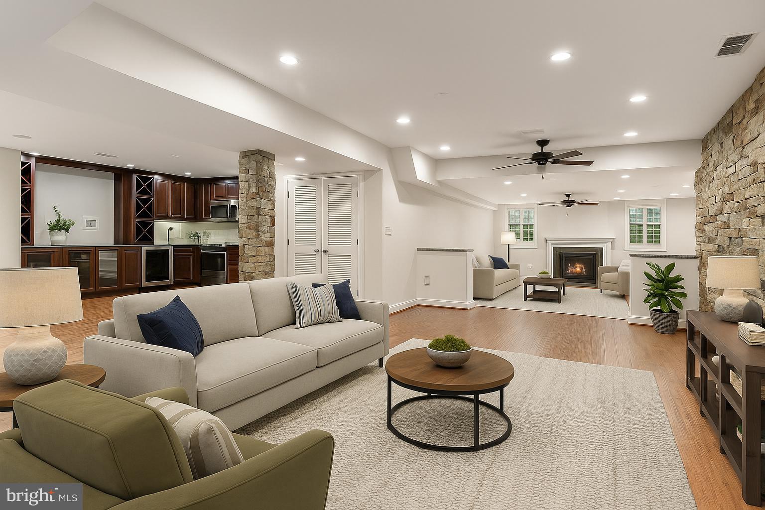 611 Catesby Court Southwest Leesburg, VA 20175 - Photo 23 of 96 Staged basement rec