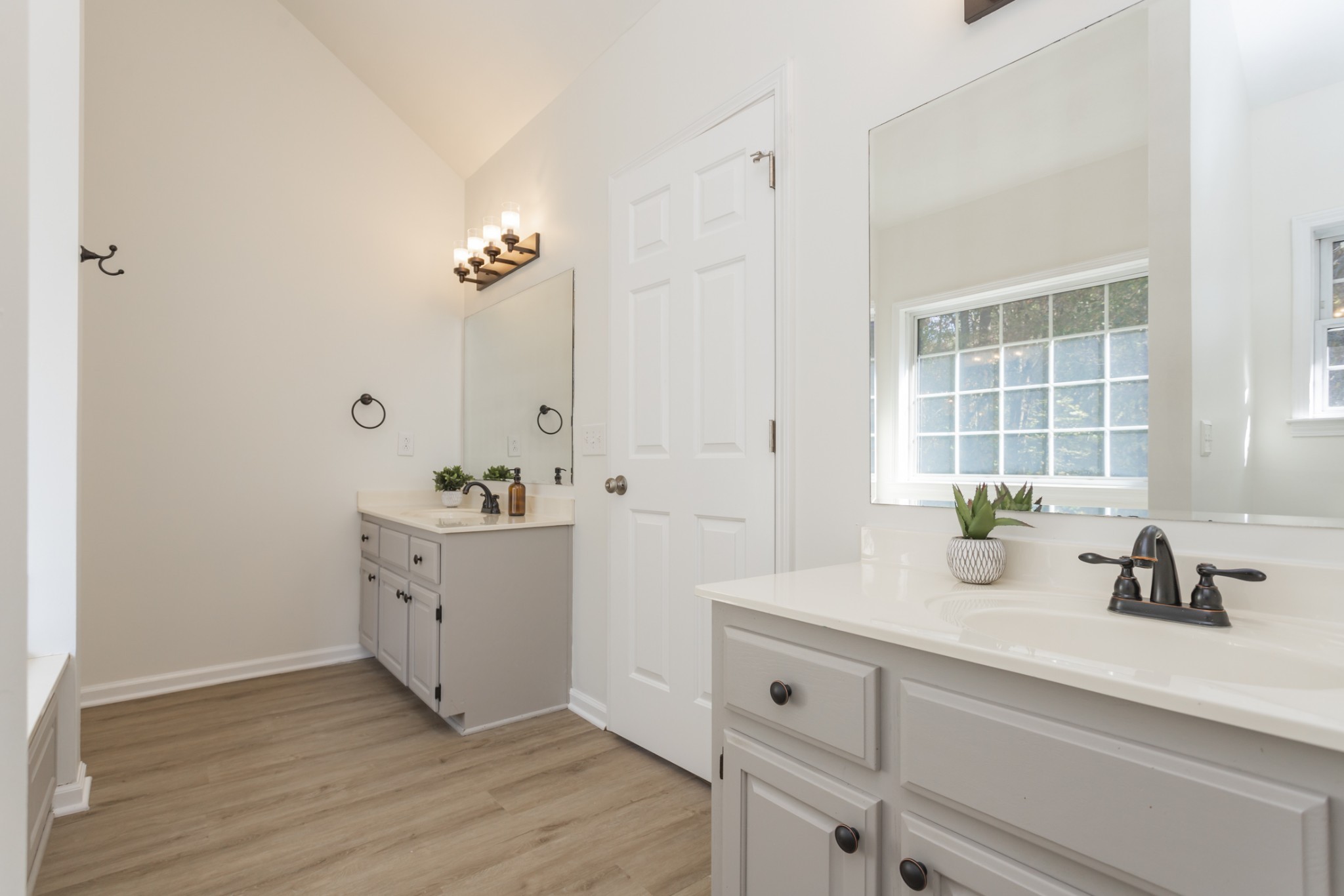 156 Foxrun Springfield, TN 37172 - Photo 19 of 33 a bathroom with a sink double vanity and a mirror