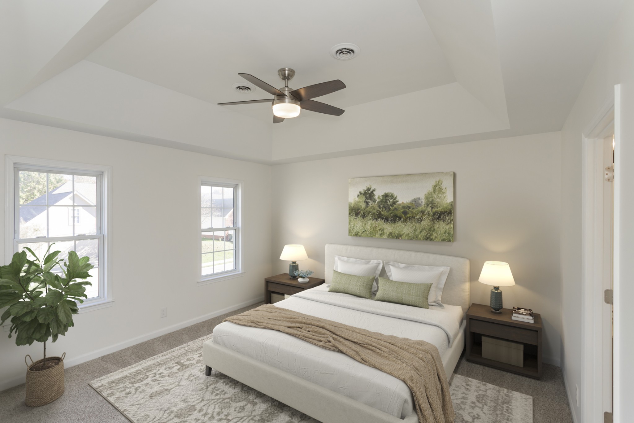 156 Foxrun Springfield, TN 37172 - Photo 4 of 33 a bedroom with a bed and a window