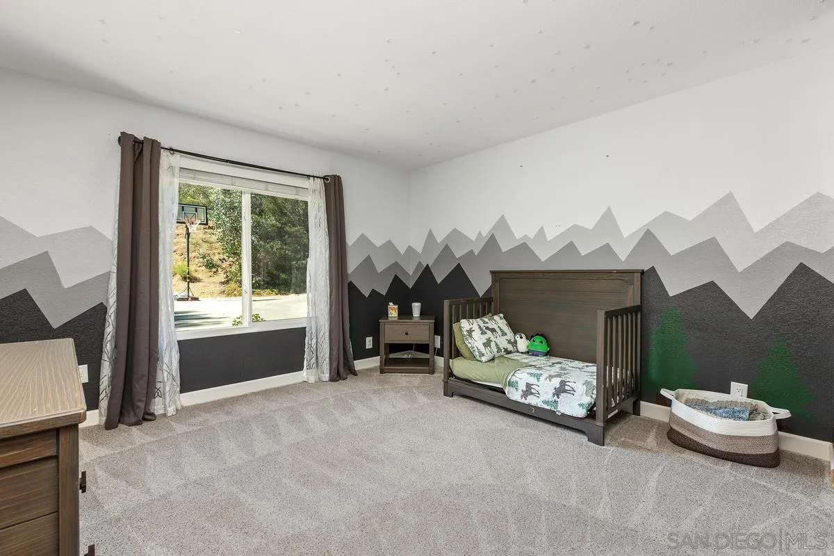 23969 Nectar Way Ramona, CA 92065 - Photo 25 of 54 a bedroom with furniture and a fireplace