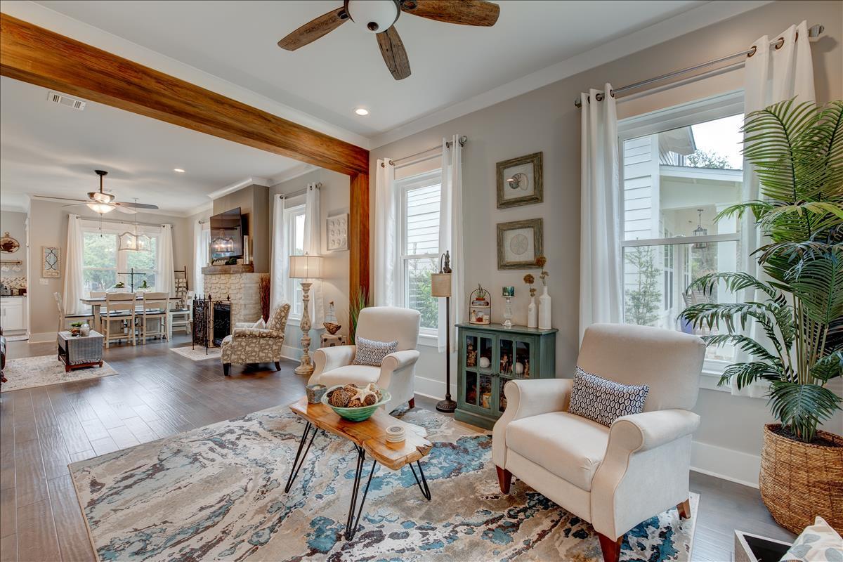 61 Beacon Point Drive Santa Rosa Beach, FL 32459 - Photo 5 of 30 a living room with furniture and a large window