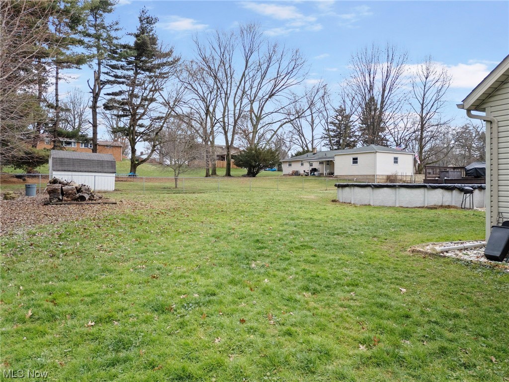 4915 Monticello Street Northwest Canton, OH 44708 - Photo 28 of 31 View of chain link fenced-in yard featuring a covered pool