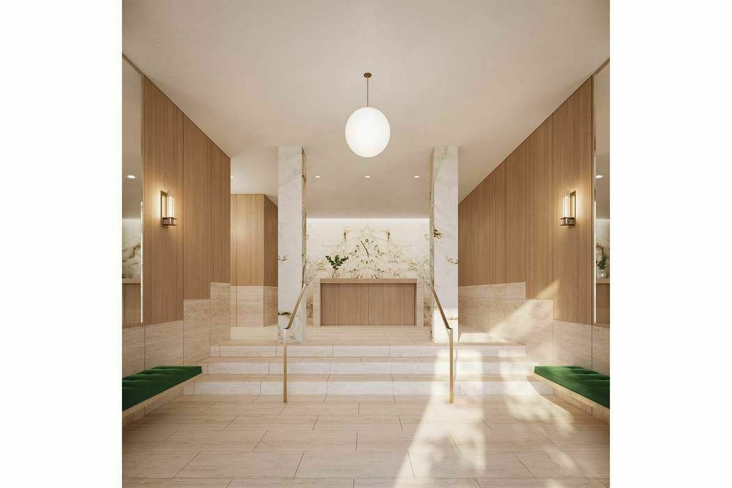 555 West End Avenue, Unit THE LIBRARY Manhattan, NY 10024 - Photo 9 of 12 a bathroom with a sink and a mirror