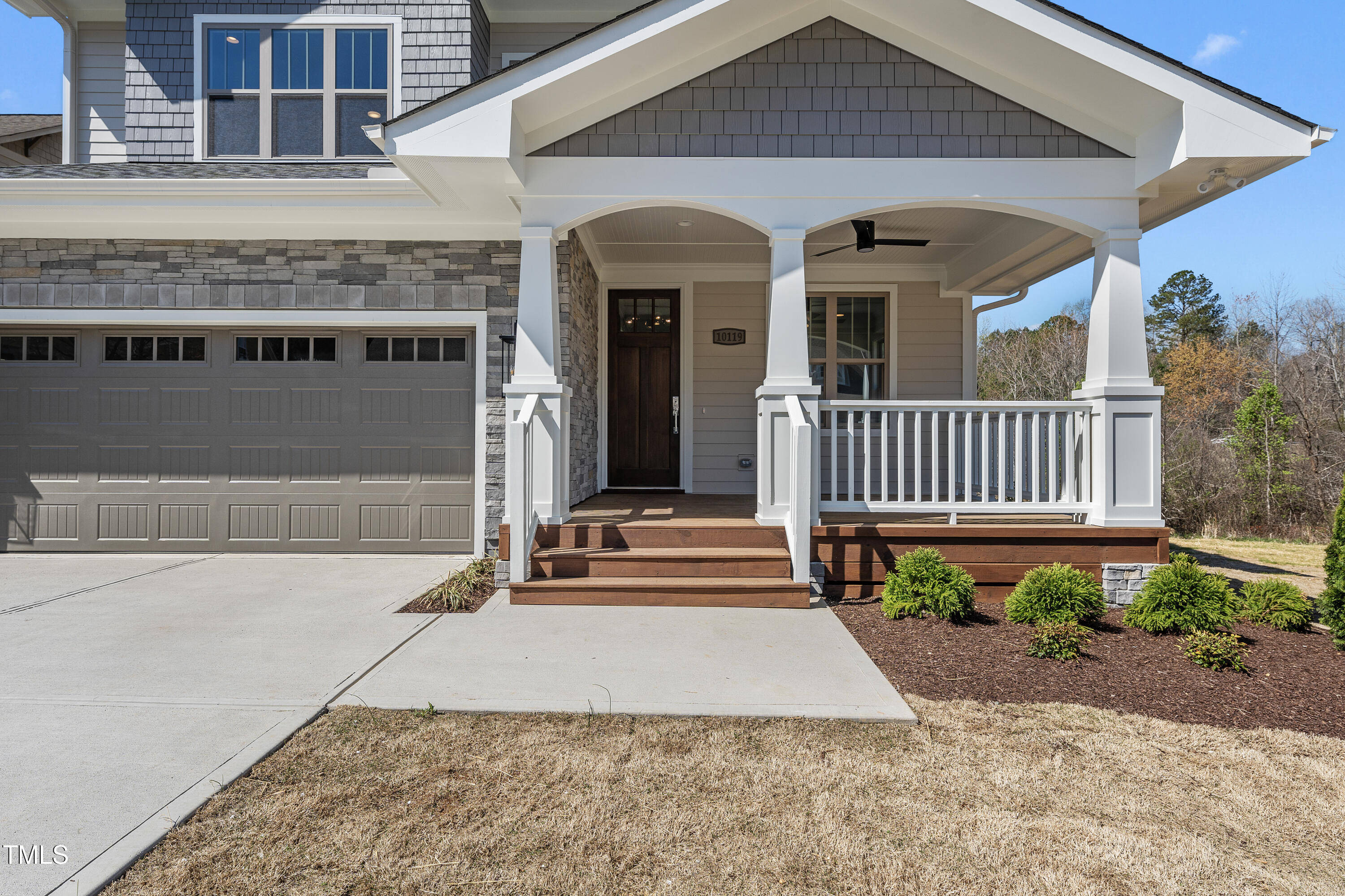 10119 2nd Star Court Raleigh, NC 27613 - Photo 8 of 39 a view of a house with a small yard and wooden floor and fence