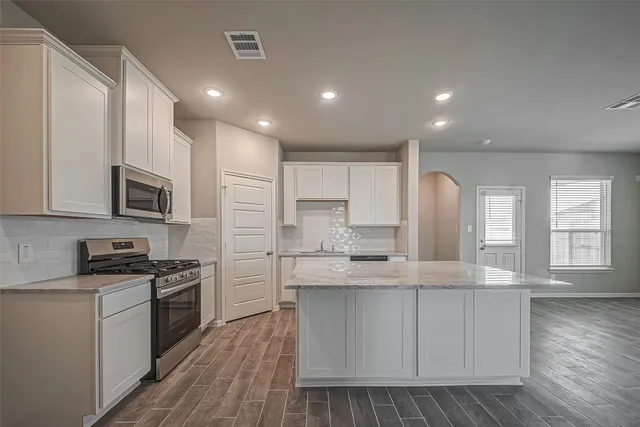 a view of an empty room