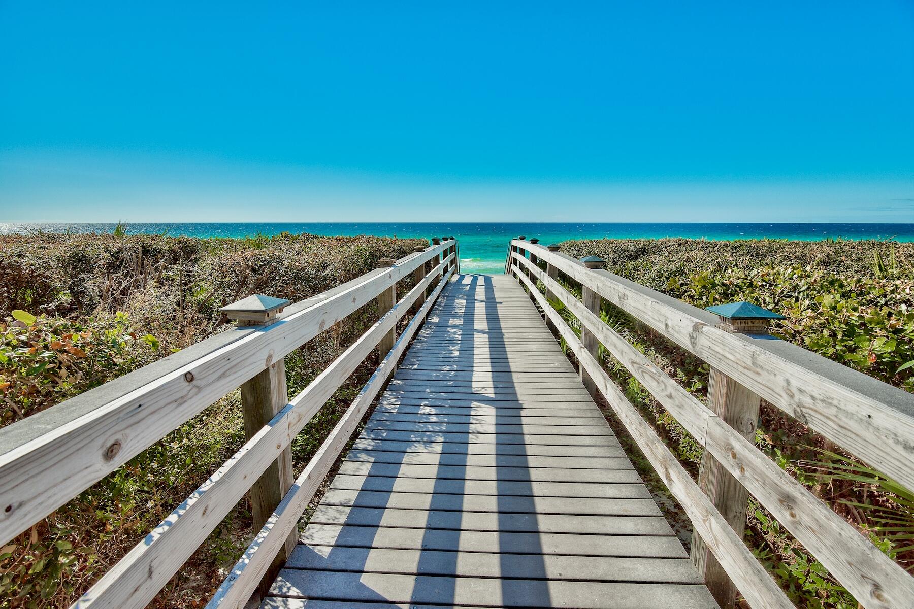 314 Beach Bike Way Inlet Beach Inlet Beach, FL 32461 - Photo 18 of 20 a view of a balcony with wooden floor and fence