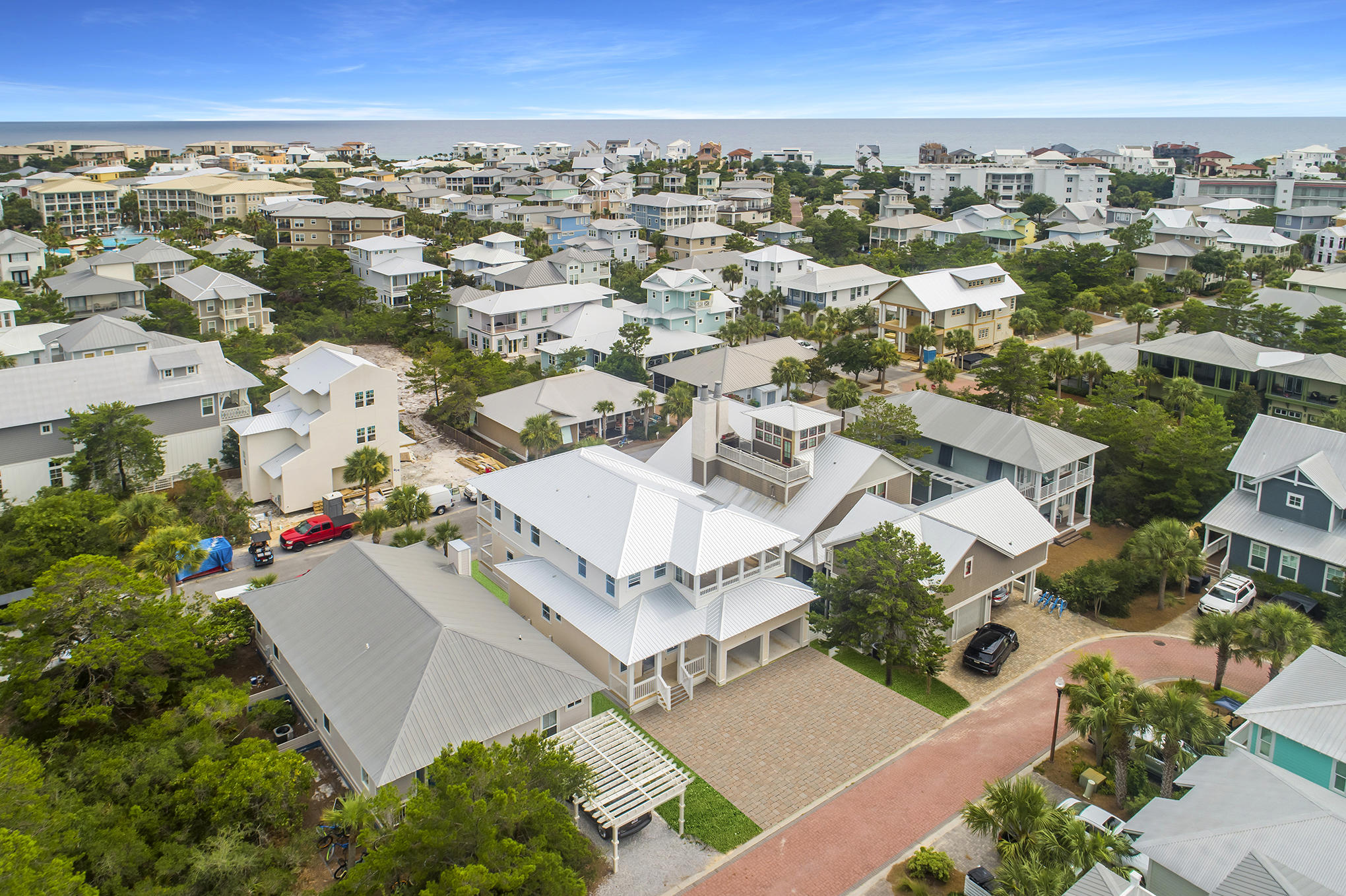 314 Beach Bike Way Inlet Beach Inlet Beach, FL 32461 - Photo 4 of 20 an aerial view of residential houses with outdoor space