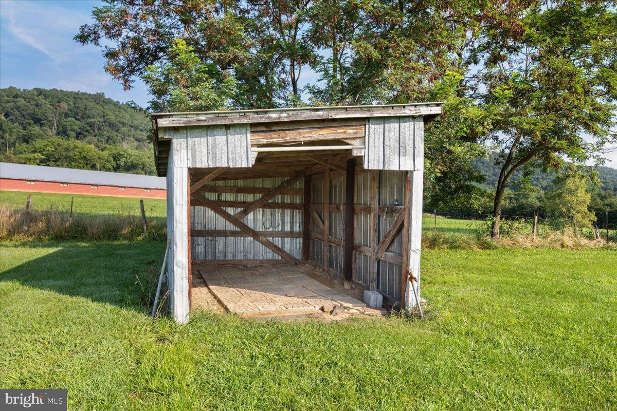 919 Ridge Hollow Road Edinburg, VA 22824 - Photo 23 of 35 Rustic shelter amidst lush greenery.