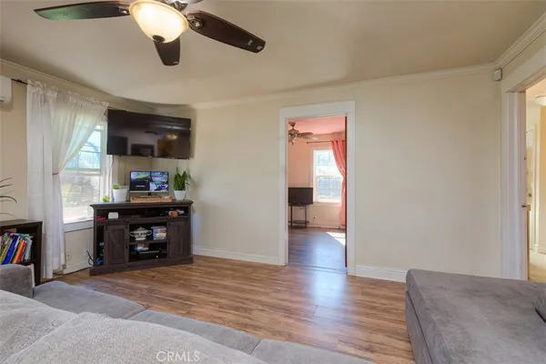 a room with furniture and window