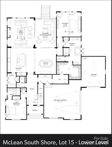 a black and white photo of a living room