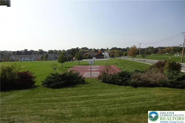 a view of a house with a garage