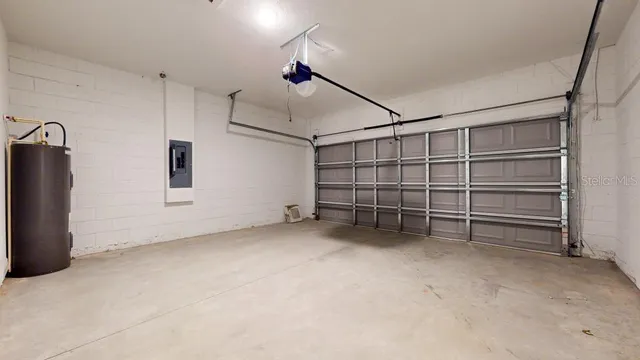 a view of a room with storage and utility room