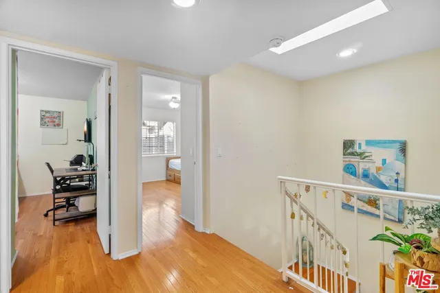 a view of livingroom with furniture and wooden floor