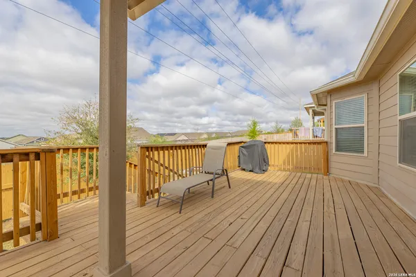 wooden floor on roof deck