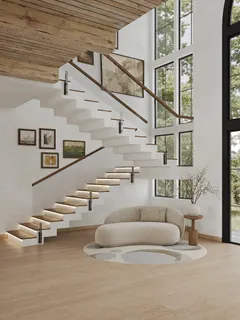 a living room with a couch and a flat screen tv