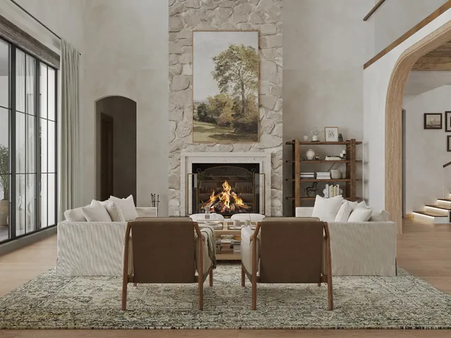a kitchen with a dining table chairs sink and cabinets