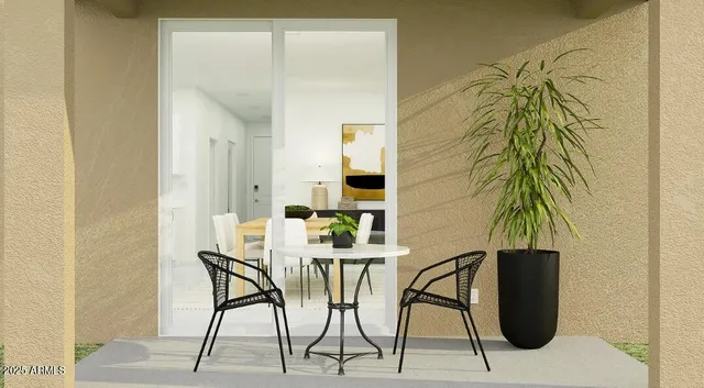 a bathroom with a toilet sink vanity and mirror