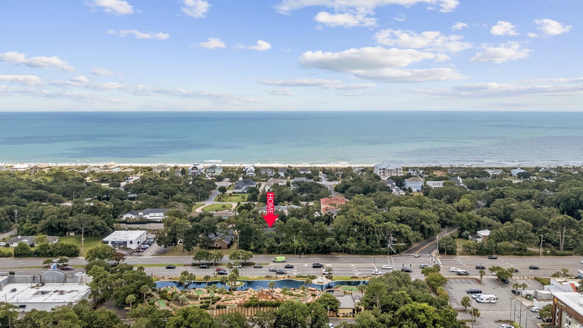 4806 North Kings Highway Myrtle Beach, SC 29577 - Photo 37 of 38 Bird's eye view of expansive beach