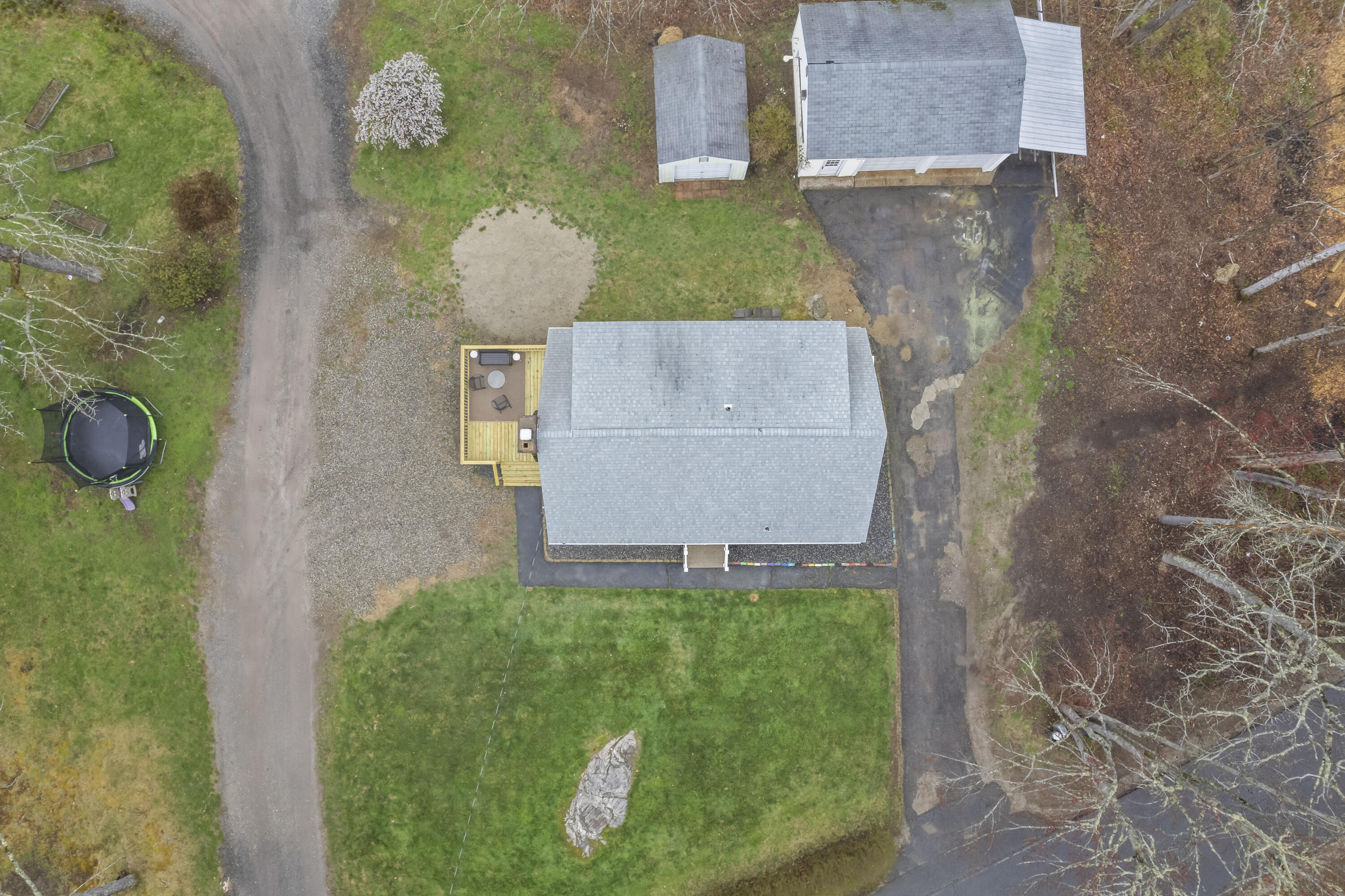 326 George Wright Road Woolwich, ME 04579 - Photo 45 of 51 Aerial Roof View