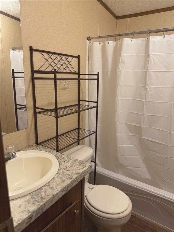 333 Ike Williams Road Gay, GA 30218 - Photo 7 of 10 a bathroom with a granite countertop sink toilet and shower