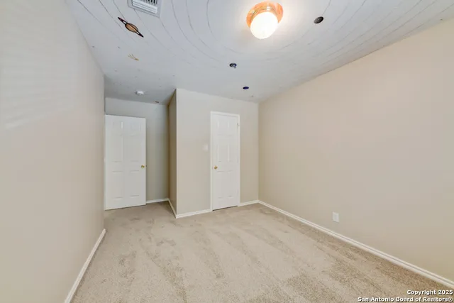 a view of an empty room