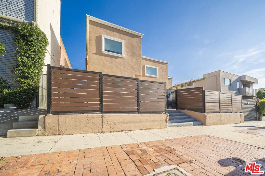 a backyard of a house