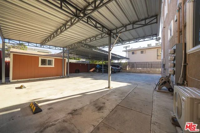 a view of a backyard of a house