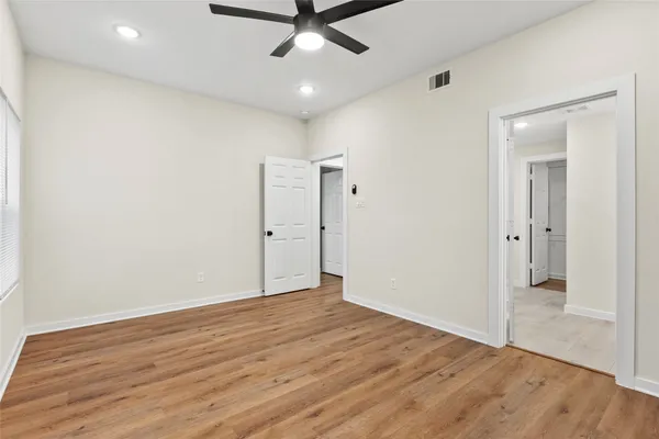 wooden floor in an empty room with wooden floor