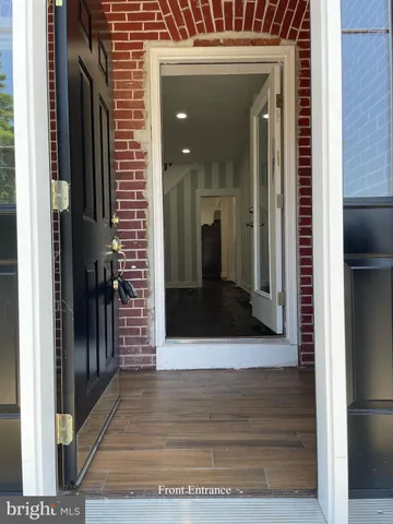 a view of front door