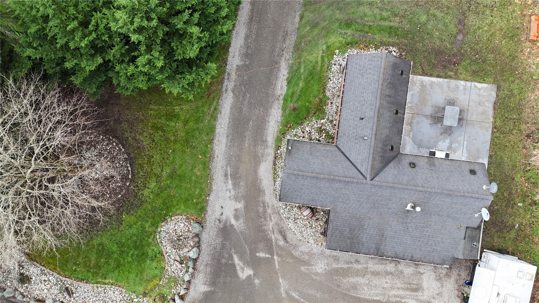 15421 Jim Creek Road Arlington, WA 98223 - Photo 19 of 27 an aerial view of a house with a yard and large tree