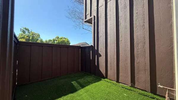 a view of a porch