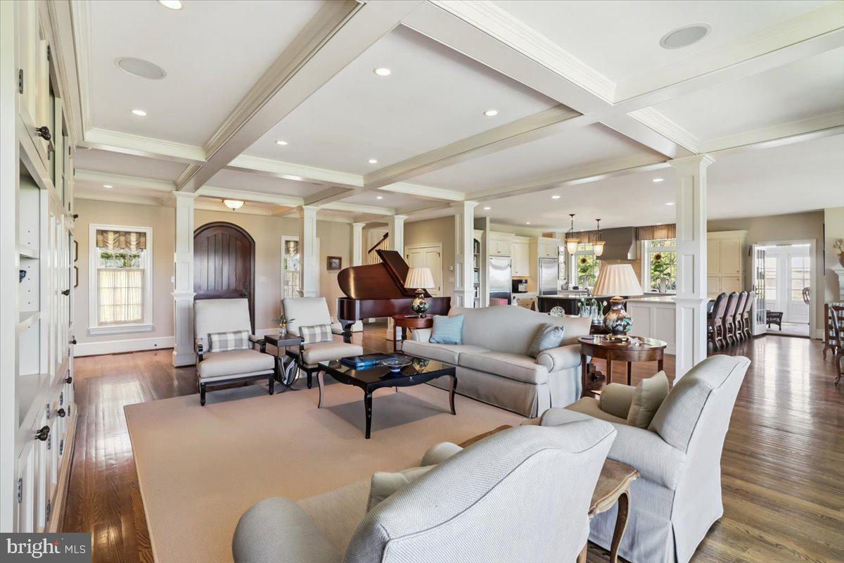 182 Trythall Road Elverson, PA 19520 - Photo 9 of 76 Stunning coffered ceiling work